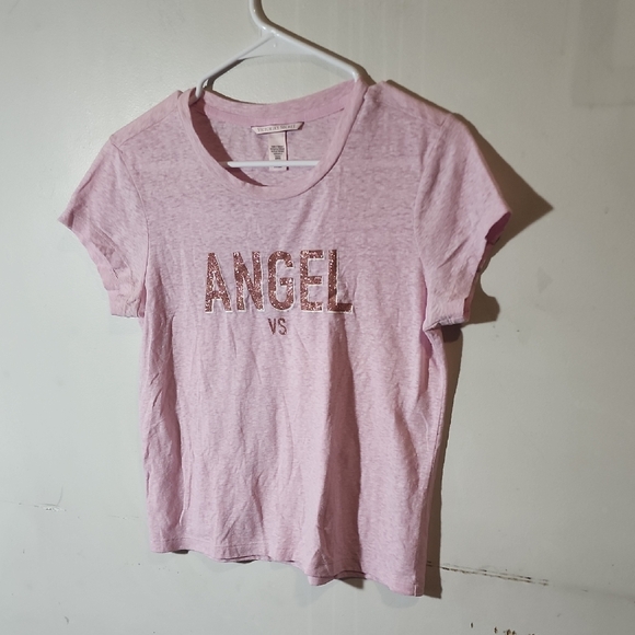 Victoria's Secret Light Pink Angel Tee - Picture 2 of 8